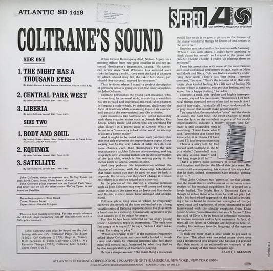 Coltrane's Sound