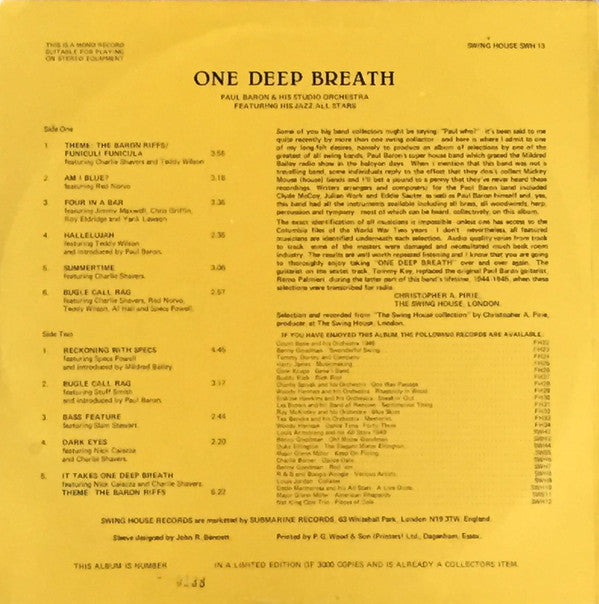 One Deep Breath