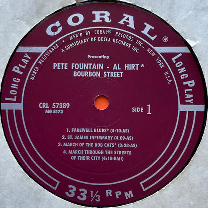 Presenting Pete Fountain With Al Hirt - Bourbon Street