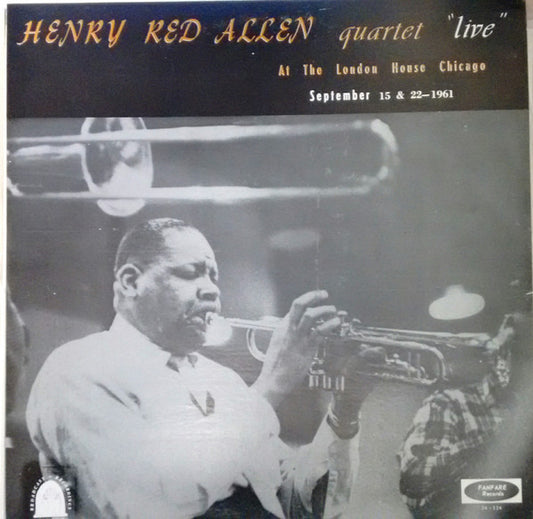 Henry Red Allen Quartet Live At The London House Chicago