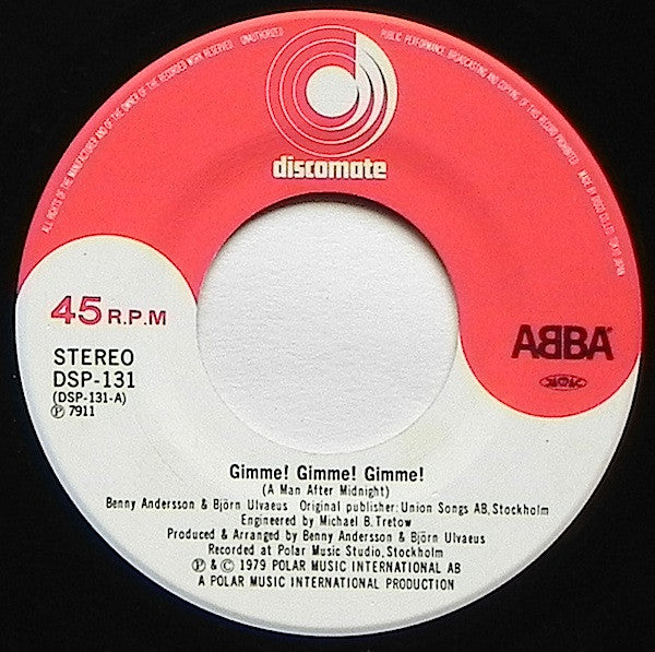 Gimme! Gimme! Gimme! (A Man After Midnight)