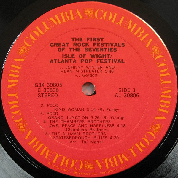 The First Great Rock Festivals Of The Seventies - Isle Of Wight / Atlanta Pop Festival