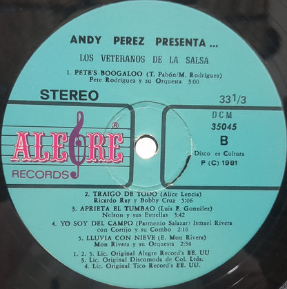 Andy Perez Presenta... Los Veteranos De La Salsa