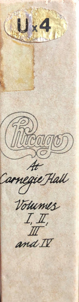 Chicago At Carnegie Hall (Volumes I, II, III And IV)