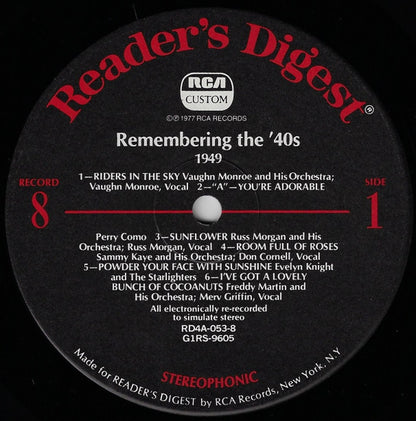 Remembering The '40s - A Parade Of Nostalgic Hits