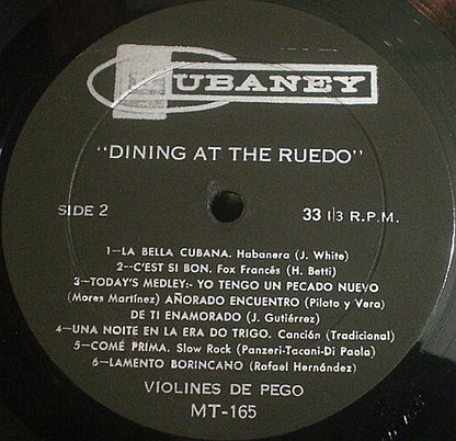 Dining At The "Ruedo"