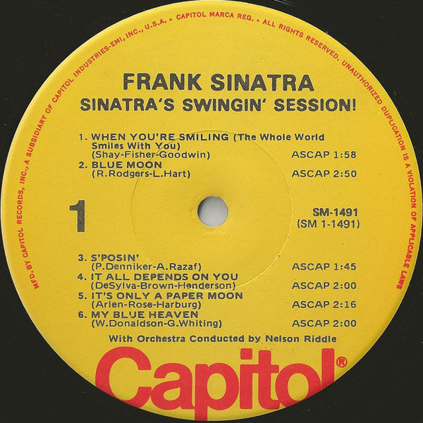 Sinatra's Swingin' Session !!!