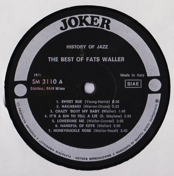 The Best Of Fats Waller