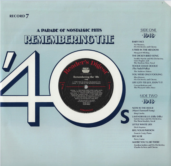 Remembering The '40s - A Parade Of Nostalgic Hits