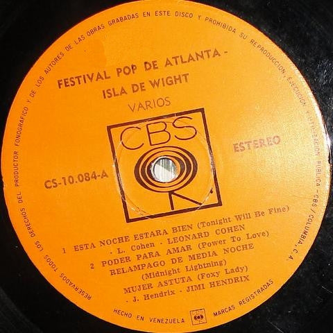 The First Great Rock Festivals Of The Seventies - Isle Of Wight / Atlanta Pop Festival