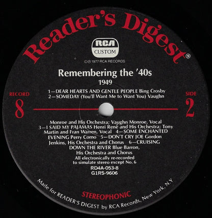 Remembering The '40s - A Parade Of Nostalgic Hits