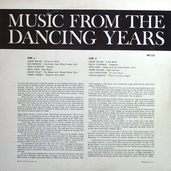 Music From The Dancing Years