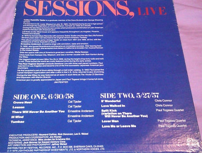 Sessions, Live