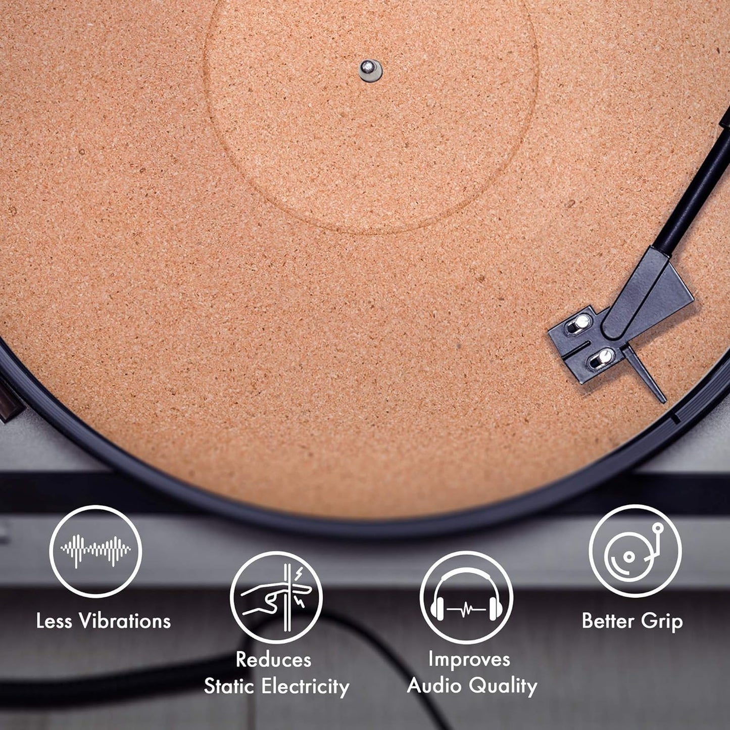 Cork Turntable Mat