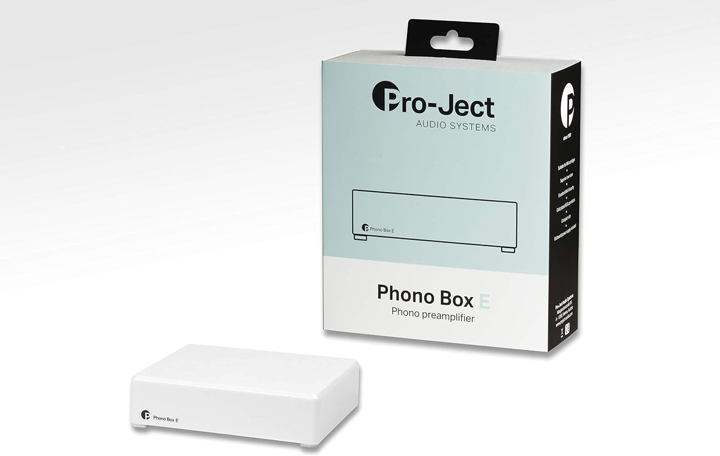 Pro-Ject Phono Box E Phonograph Preamplifier (Black/ White)9