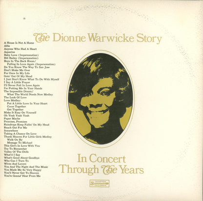 The Dionne Warwicke Story (A Decade Of Gold)