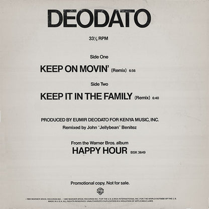 Keep On Movin' / Keep It In The Family