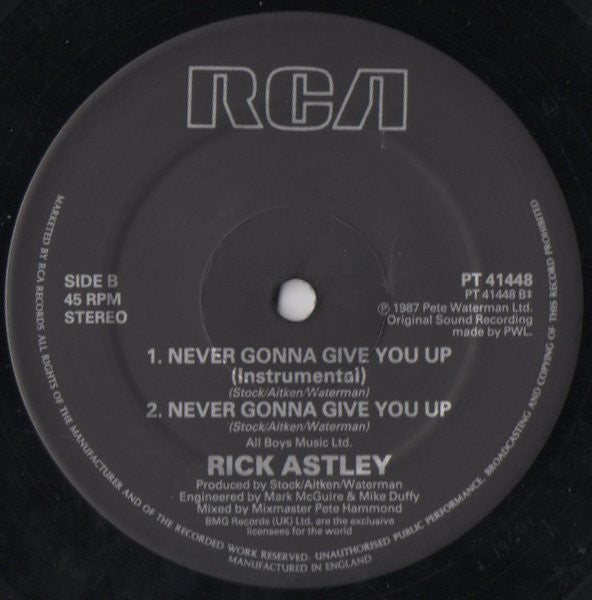 Never Gonna Give You Up