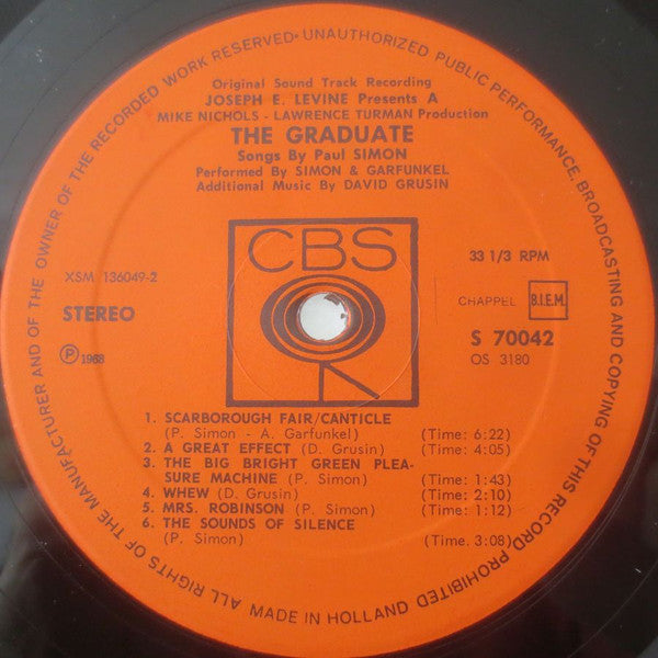 The Graduate (The Original Soundtrack Recording)