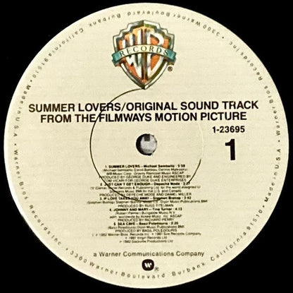 Summer Lovers (Original Sound Track From The Filmways Motion Picture)