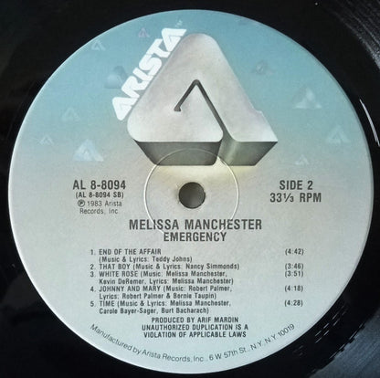 Emergency - Melissa Manchester