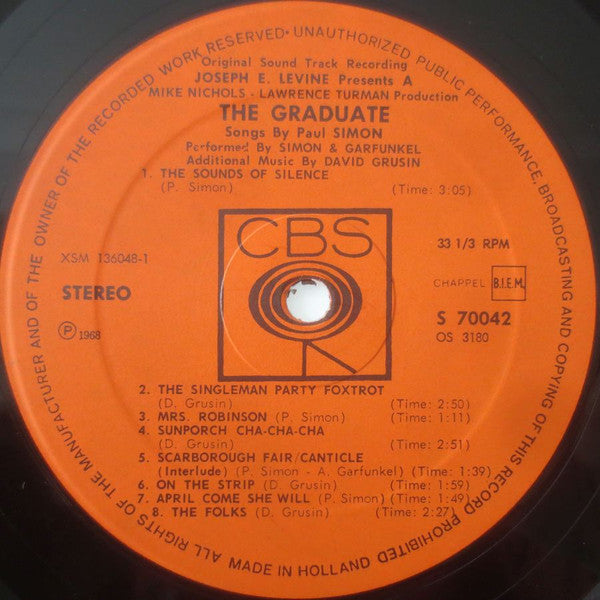 The Graduate (The Original Soundtrack Recording)