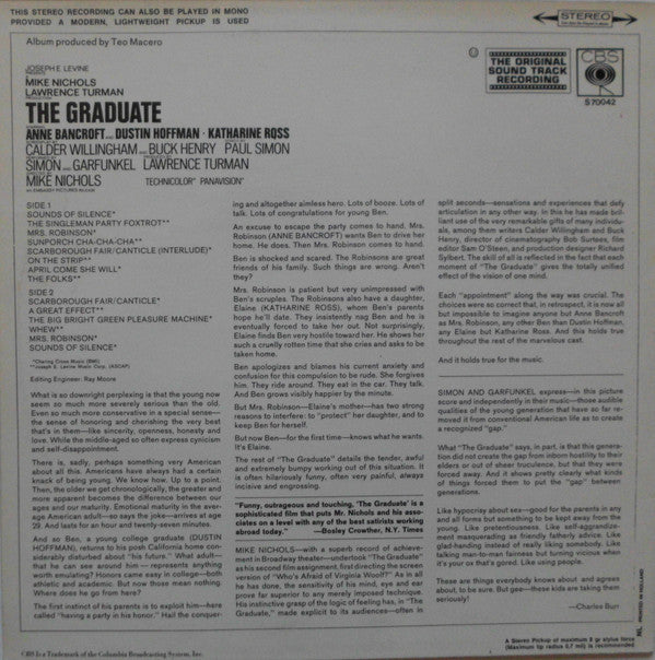 The Graduate (The Original Soundtrack Recording)