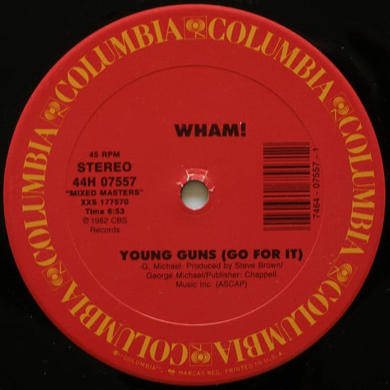 Young Guns (Go For It) / Bad Boys