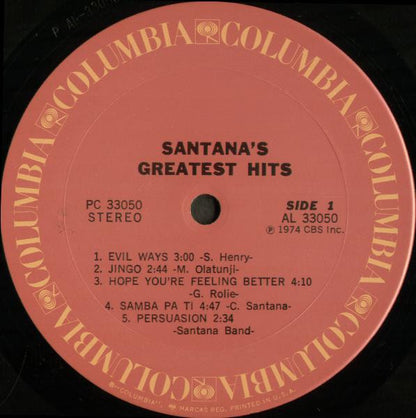 Santana's Greatest Hits