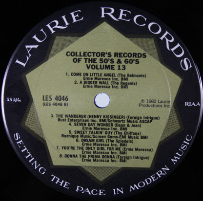 Collector's Records Of The 50's And 60's Vol. 13