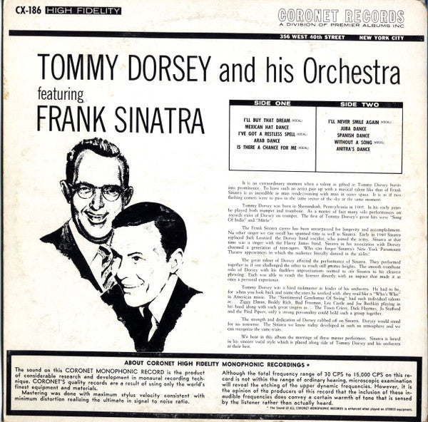 Tommy Dorsey And His Orchestra Featuring Frank Sinatra
