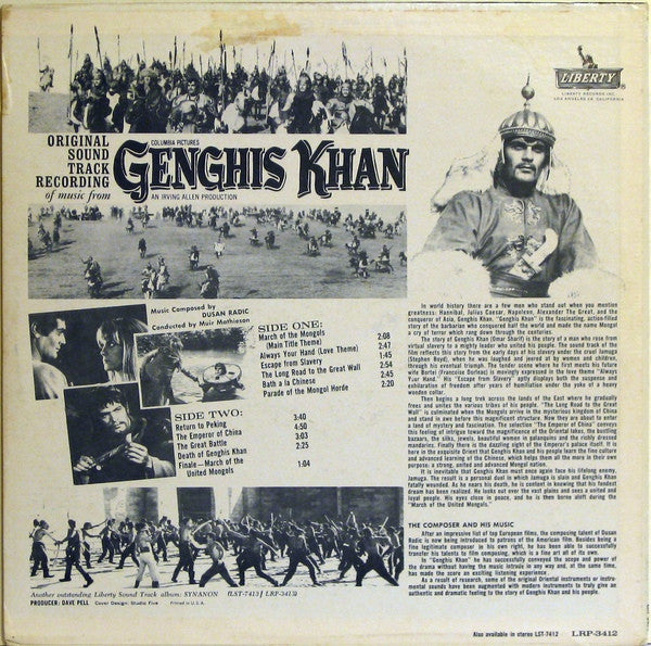 Genghis Khan - Original Sound Track Recording