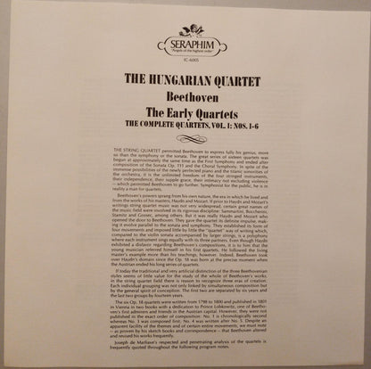 The Early Quartets (The Complete String Quartets, Vol. 1: Nos. 1-6)