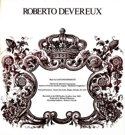 Roberto Devereux (Elizabeth And Essex)