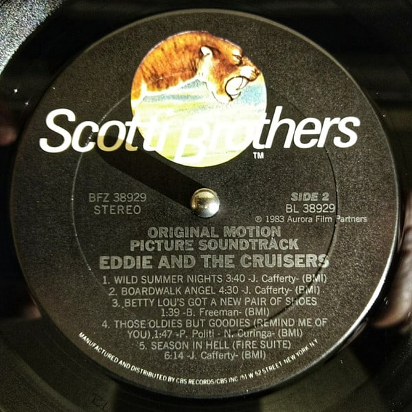 Eddie And The Cruisers (Original Motion Picture Soundtrack)