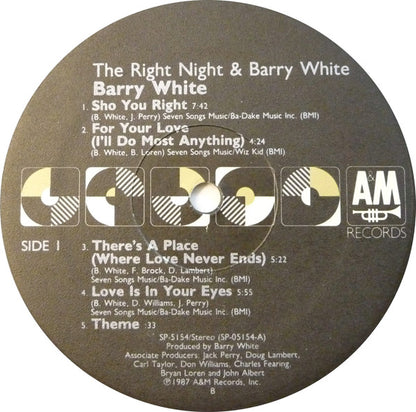 The Right Night & Barry White