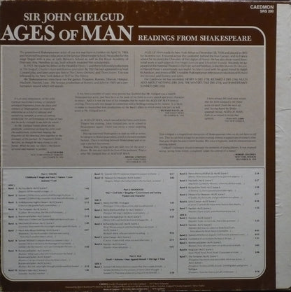 Ages Of Man: Readings From Shakespeare