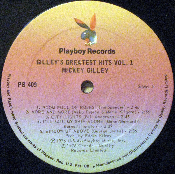 Gilley's Greatest Hits Vol. 1