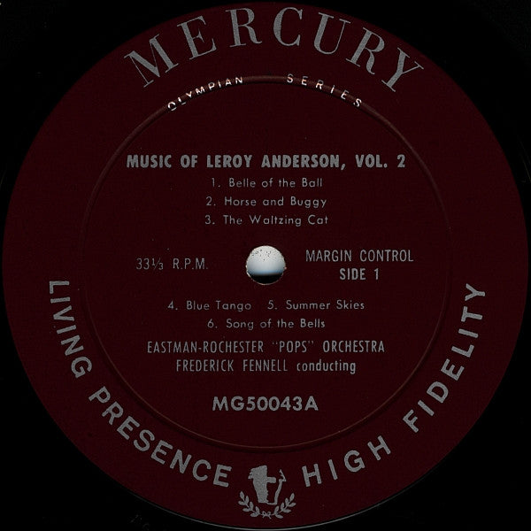 Music Of Leroy Anderson, Vol. 2