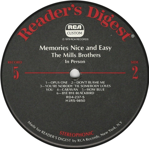 Memories Nice And Easy