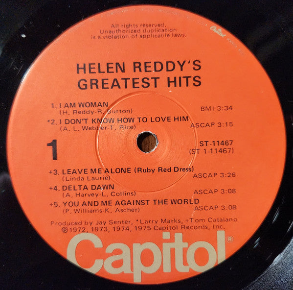 Helen Reddy's Greatest Hits