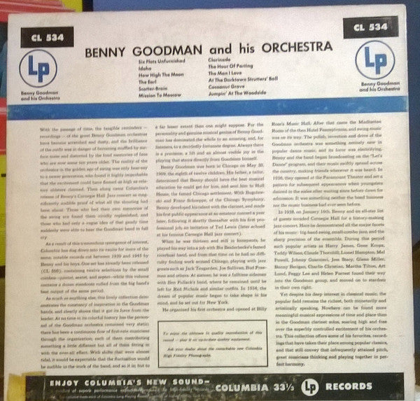 Benny Goodman And His Orchestra