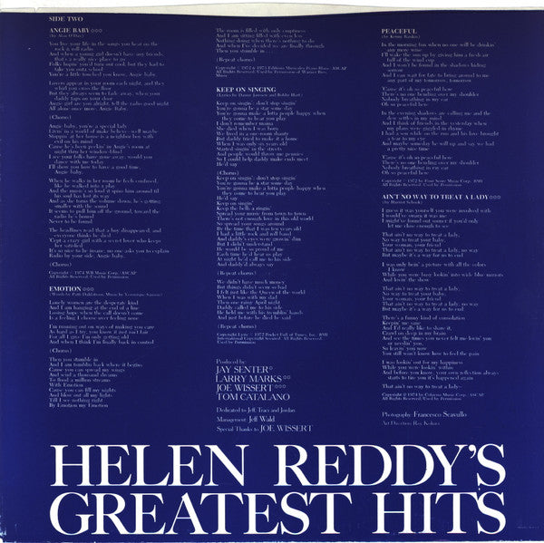 Helen Reddy's Greatest Hits