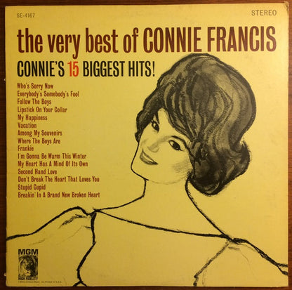 The Very Best Of Connie Francis (Connie's 15 Biggest Hits)