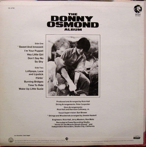 The Donny Osmond Album