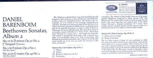 Piano Sonatas Album 2 / No. 17 In D Minor, Op.31 No.2 "Tempest"; No. 20 In G, Op.49 No.2; No. 1 In F Minor, Op.2 No.1