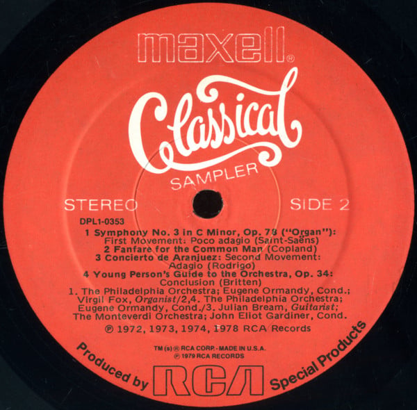 Maxell Classical Sampler