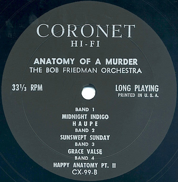 Anatomy Of A Murder (Soundtrack) Music From The Duke Ellington Score