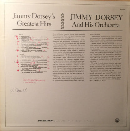 Jimmy Dorsey's Greatest Hits