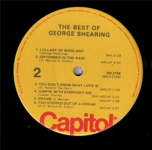 The Best Of George Shearing